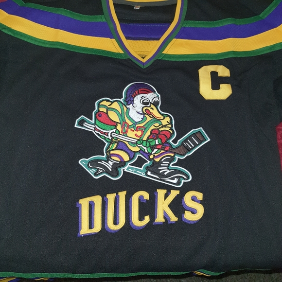 New Mighty Ducks Conway Hockey Jersey Authentic - Picture 9 of 10